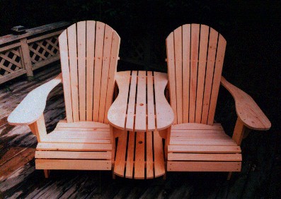 Learn how to upholster a chair. Adirondack or Muskoka Chair Settee Kit....The Barley
