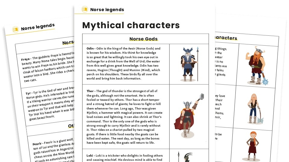 What are myths, legends and tales? Ks2 Writing Toolkit Norse Myths And Legends Plazoom