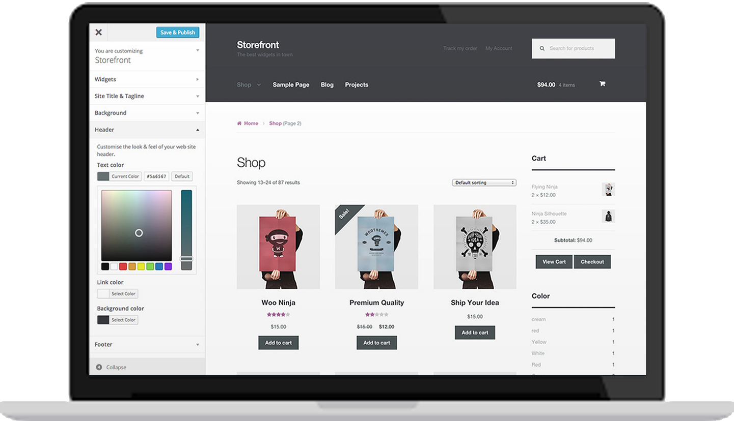 Woocommerce admin has a host … Build Wordpress Woocommerce online shop with Plesk Onyx