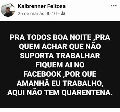 post quarentena 300x282 - Homem que era contra isolamento social morre com sintomas de COVID-19 em Manaus