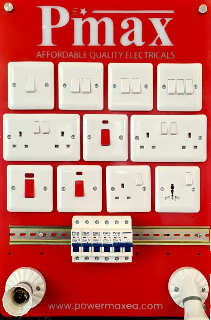Pmax Electricals Available Products Ranges.