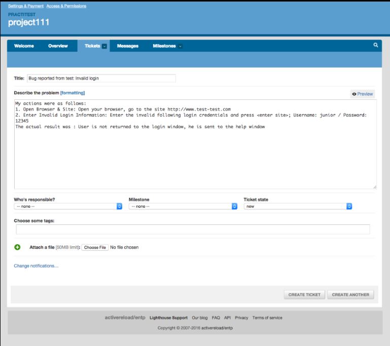 If you are new user, you can do lighthouse sign . Lighthouse Integration For Issues Integration Practitest