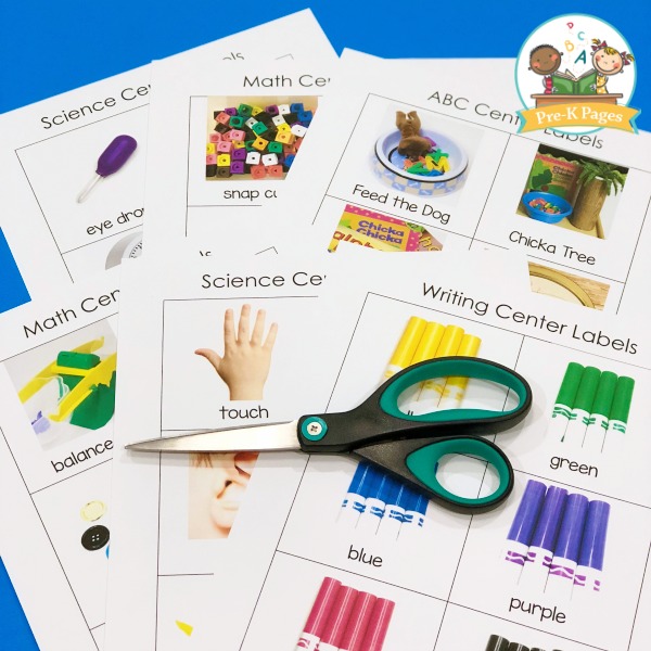 printable classroom labels for preschool