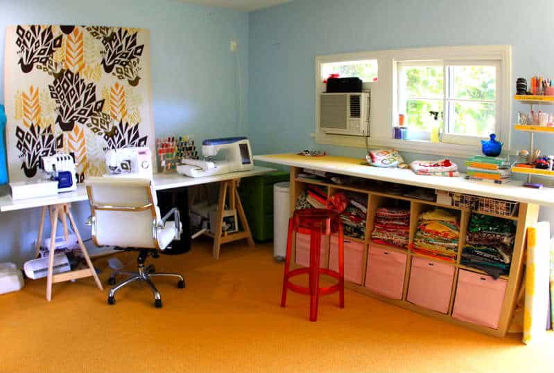 An armoire and chifferobe ultimately offer the same usage, which is to store clothing or items in a piece of furniture that can be moved around the room. The Craft Room Redesign Project: DIY Sewing & Cutting