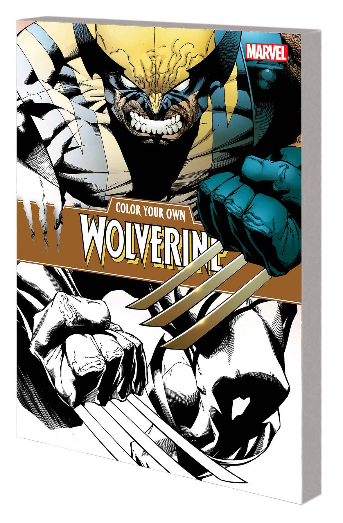 This section contains the best black and white images about superheroes. Nov160973 Color Your Own Wolverine Tp Previews World