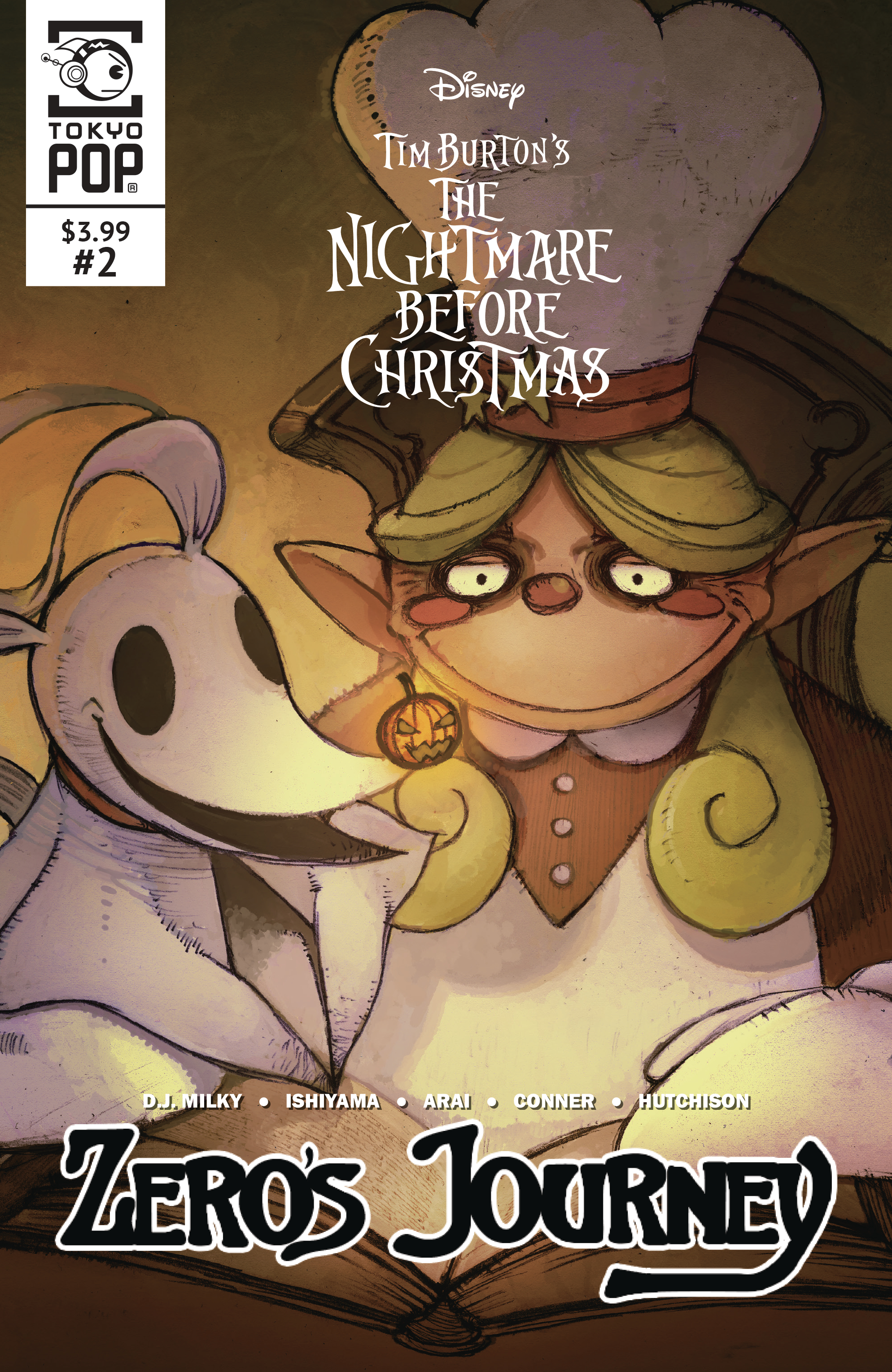 I loved this side story about zero and his journey into christmas town. Apr181917 Nightmare Before Christmas Zeros Journey 2 Previews World