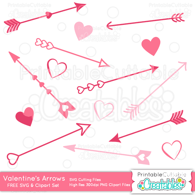 I have twelve arrow designs in the file plus some . Valentine S Day Love Arrows Svg Cutting Files Clipart