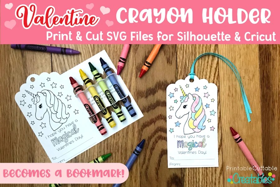 Free galentine's day svg files. Print Cut Valentine Crayon Holder Svg Files For Silhouette Cricut