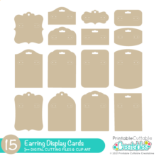 Earring display cards svg, earring card template svg, earring card cut files. 3d Svg Files Box Svg Files Gift Card Holder Svg Projects