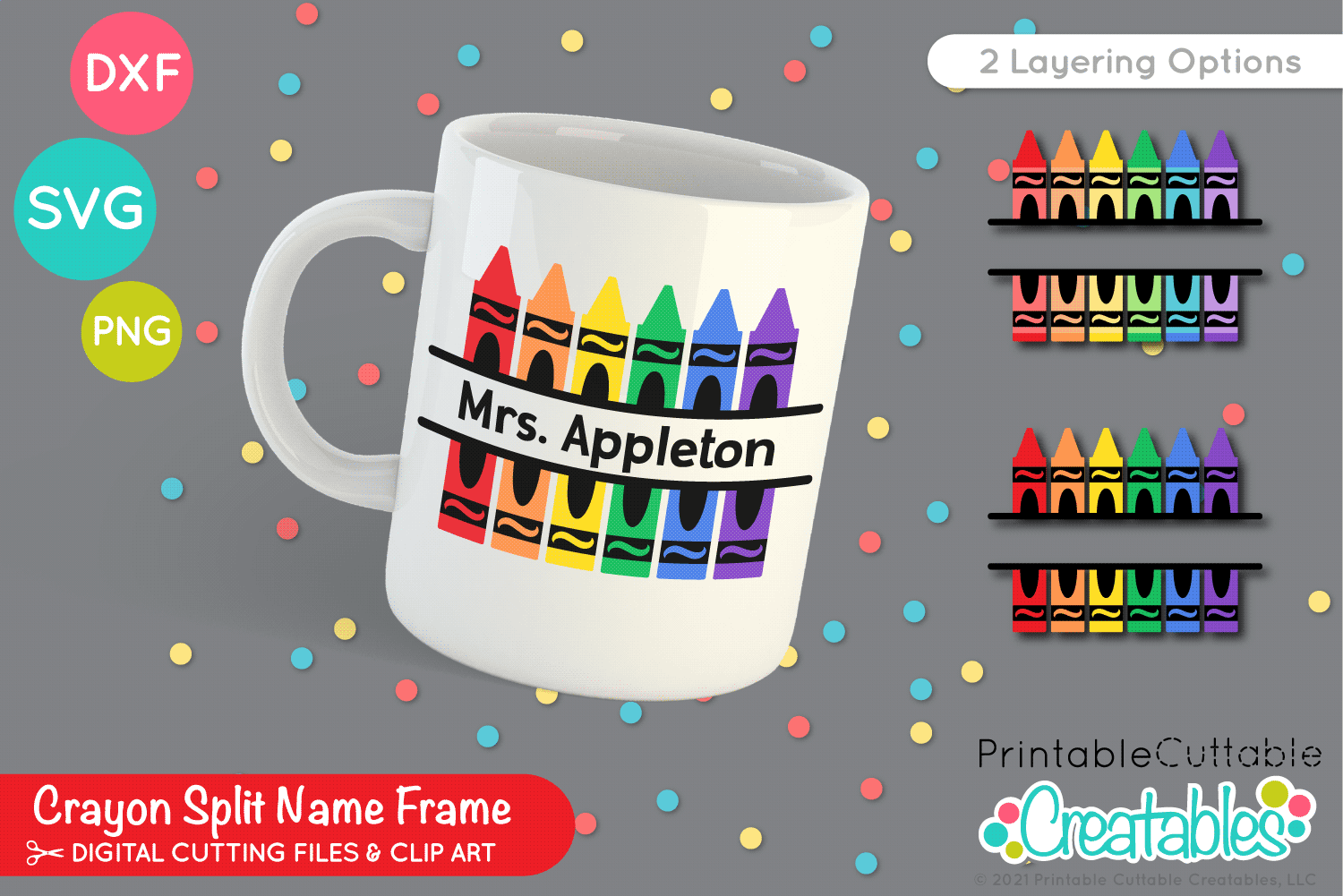 Download unbelievable collection of free customizable svg cut files at creativefabrica. Split Crayon Svg Free Monogram Frame For Cricut Silhouette