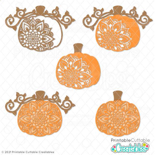 Halloween svg layered halloween design multilayered crow svg layered crow mandala svg files for cricut layered crow svg silhouette cut file . Pumpkin Mandala Svg File For Cricut Silhouette Machine