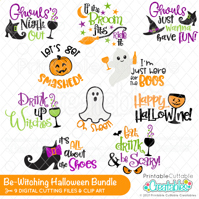 Free Cute halloween svg, halloween cut files, halloween witch svg, halloween pumpkin, . Be Witching Halloween Svg Bundle For Cricut And Silhouette SVG Cut Files