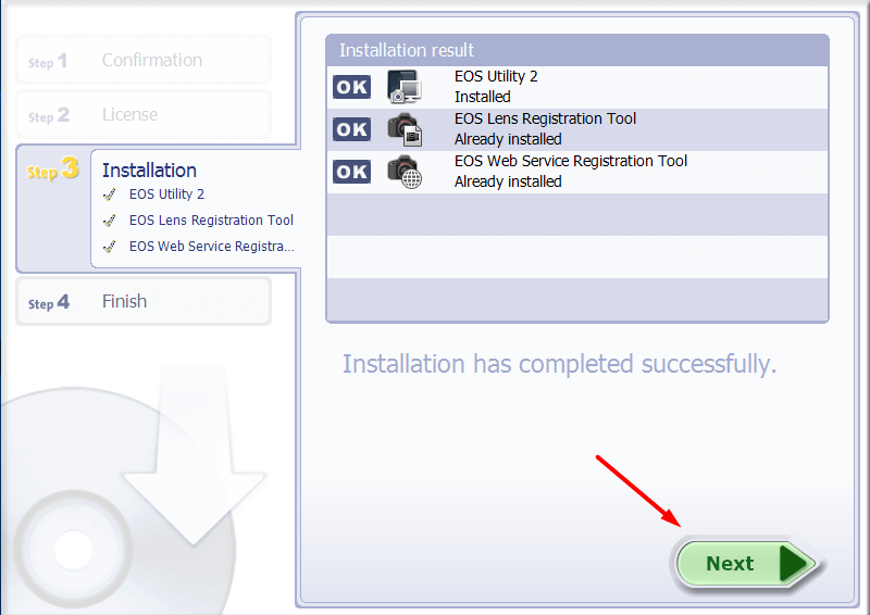 Install canon utility without cd