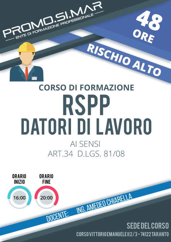 Corso Per Datori Di Lavoro - Rspp Rischio Alto :: Promosimar :: Ente Di Formazione Professionale 842_x_595_jpg
