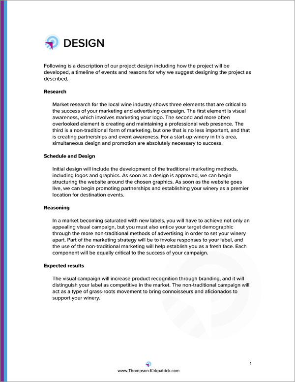 How to write a perfect marketing proposal (with templates) · 1. Marketing Campaign Services Sample Proposal 5 Steps