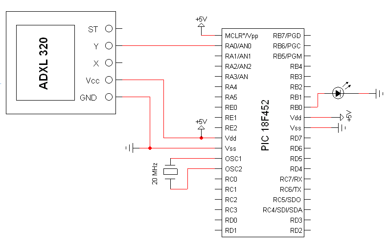 Accelerometer Sensor Circuit Diagram Circuit Diagram