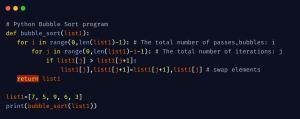 python program to create pyramid patterns w3schools... Understanding Python Bubble Sort with examples - Python Pool