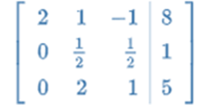 augmented matrix gaussian elimination python
