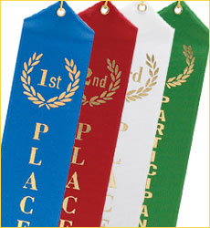 Pack of 10 ribbons if you didn't win, you lost right? Place Ribbons Ribbons For Recognition Quicktrophy