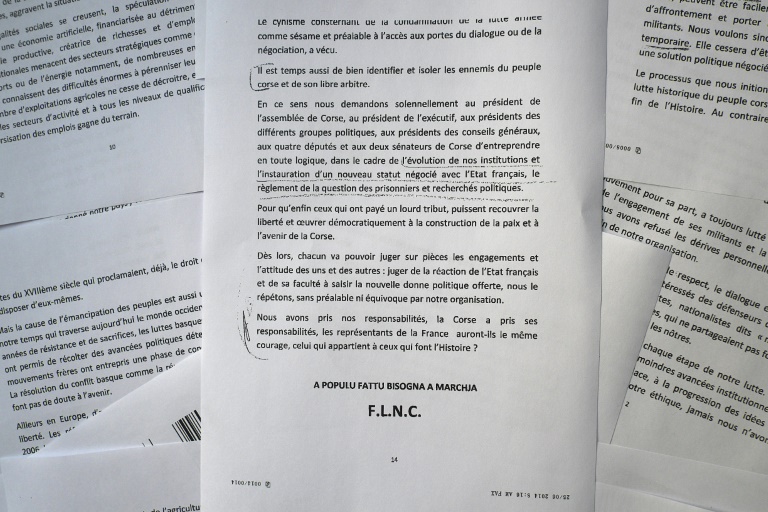 Corse Le Flnc Du 22 Octobre Annonce La Cessation Des Actions Militaires Radio1 Tahiti