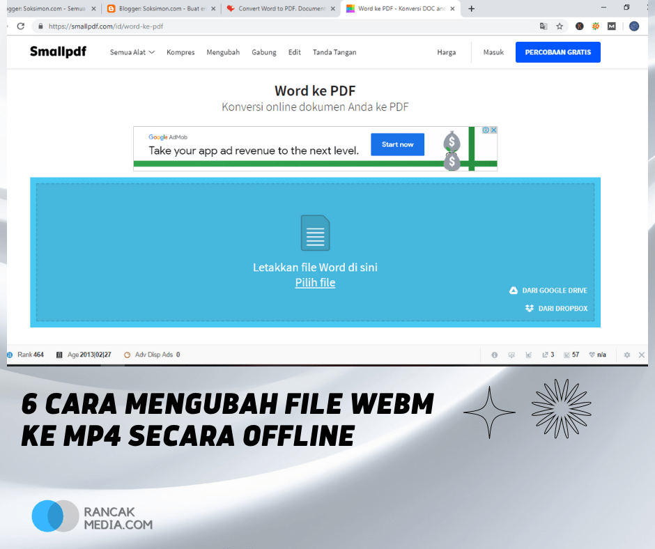 Pilih file mov yang ingin anda konversi; 6 Cara Mengubah File Webm Ke Mp4 Secara Offline Rancak Media