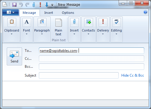 Quickly and easily generate code for those annoying mailto links. Mailto Html Email Link