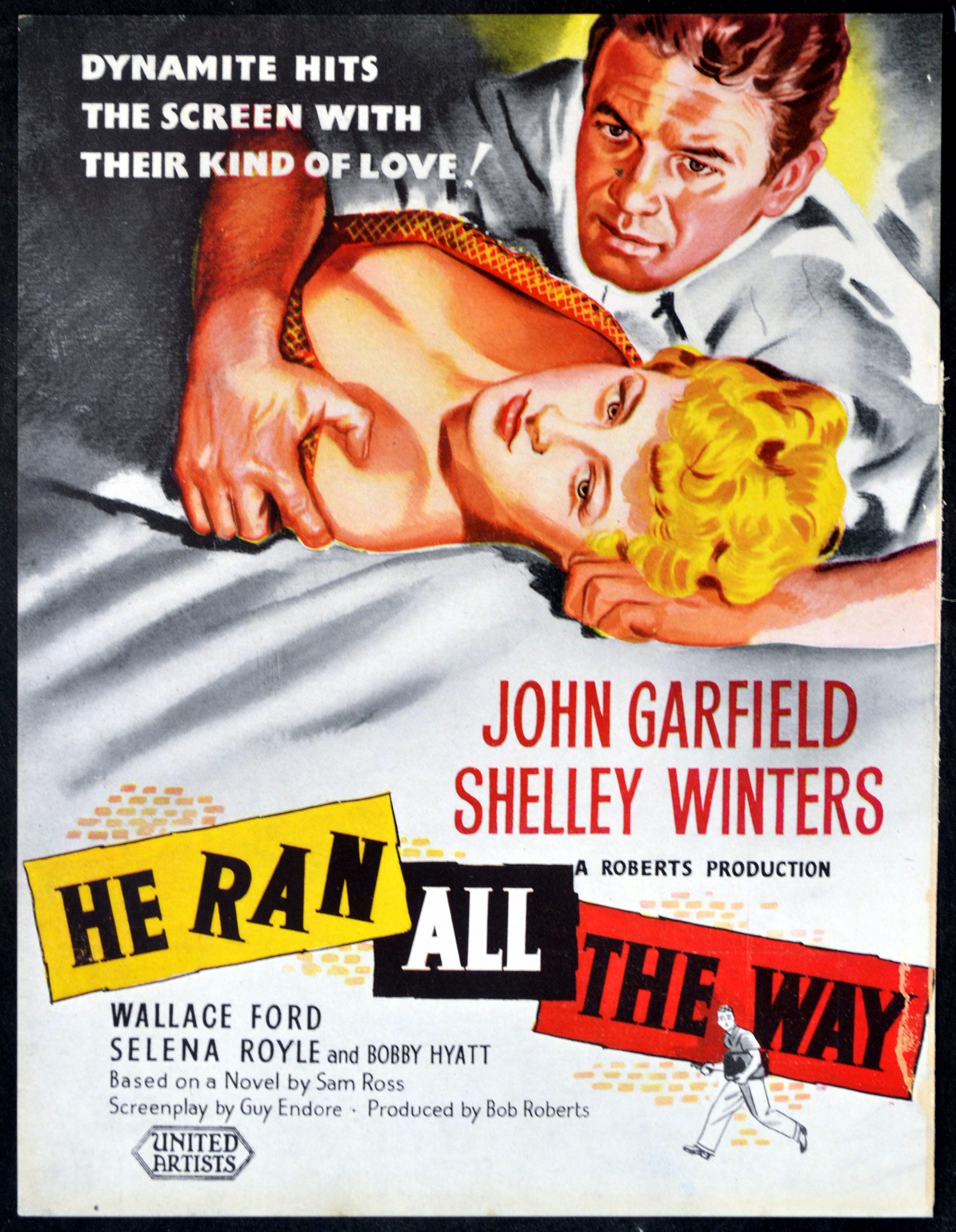 HE RAN ALL THE WAY | Rare Film Posters