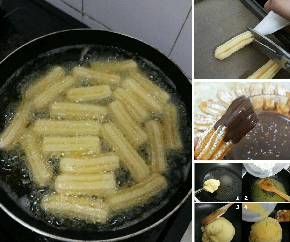 Ayak tepung bersama baking powder. Rahsia Nak Dapatkan Churros Yang Rangup Di Luar Dan Lembut Di Dalam