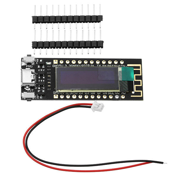 WeMos TTGO ESP8266 Chip WiFi 0.91" OLED CP2014 ESP8266 WiFi Modulo nodemcu per Arduino WeMos TTGO ESP8266 Chip WiFi 0.91" OLED CP2014 ESP8266 WiFi Modulo nodemcu per Arduino