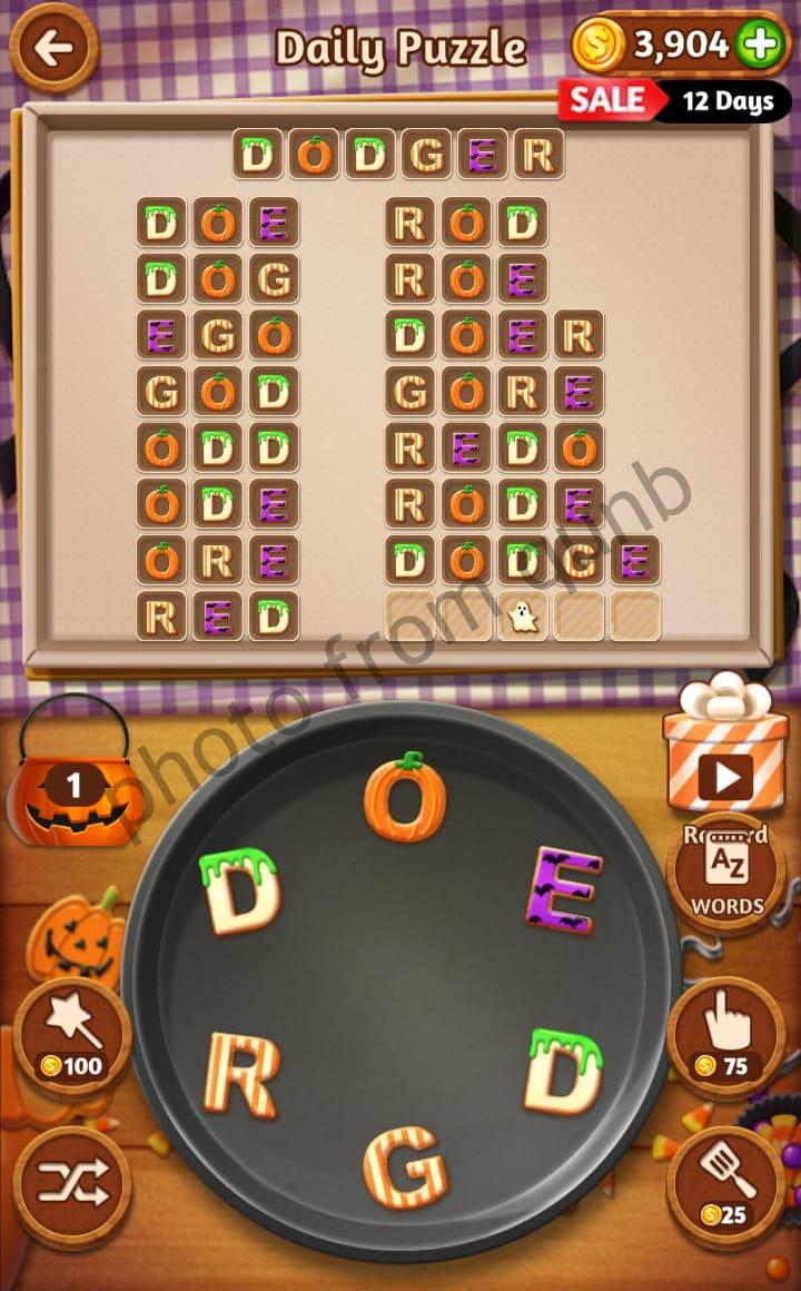 Three witches look into the book while holding potion glass 3. Word Cookies Daily October 19 2020 Answers » Qunb