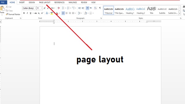 Dari home menu, anda dapat mencari konten . Page Layout Adalah Pengertian Dan Fungsinya Di Ms Word