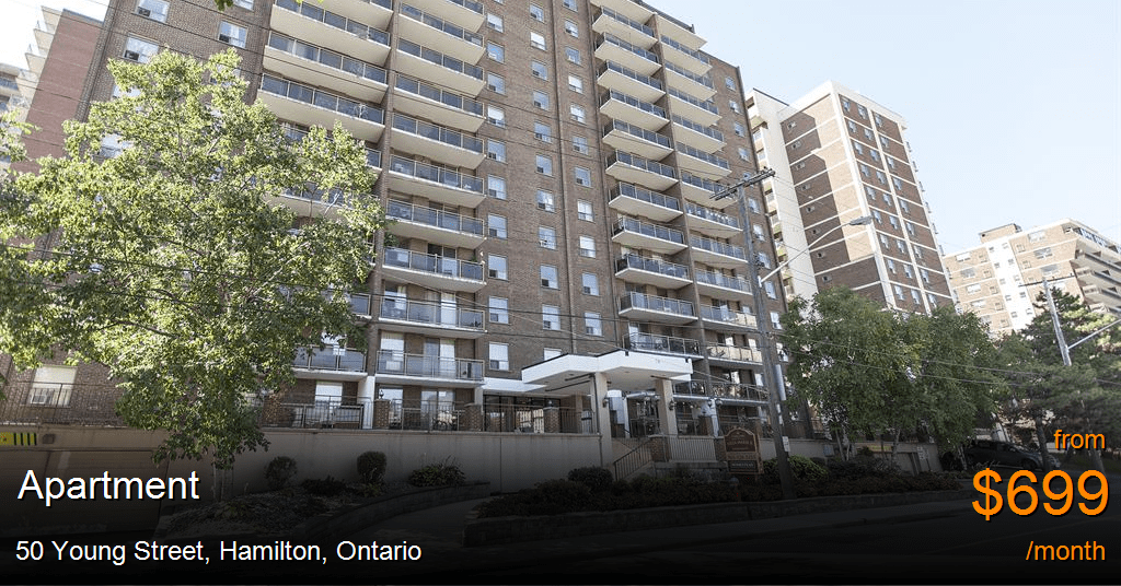 These belleville apartment rentals feature spacious suites . 50 Young Street, Hamilton - Apartment for Rent -B11854