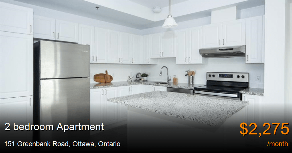 Ceming apartments has what you need! 151 Greenbank Road, Ottawa - Apartment for Rent