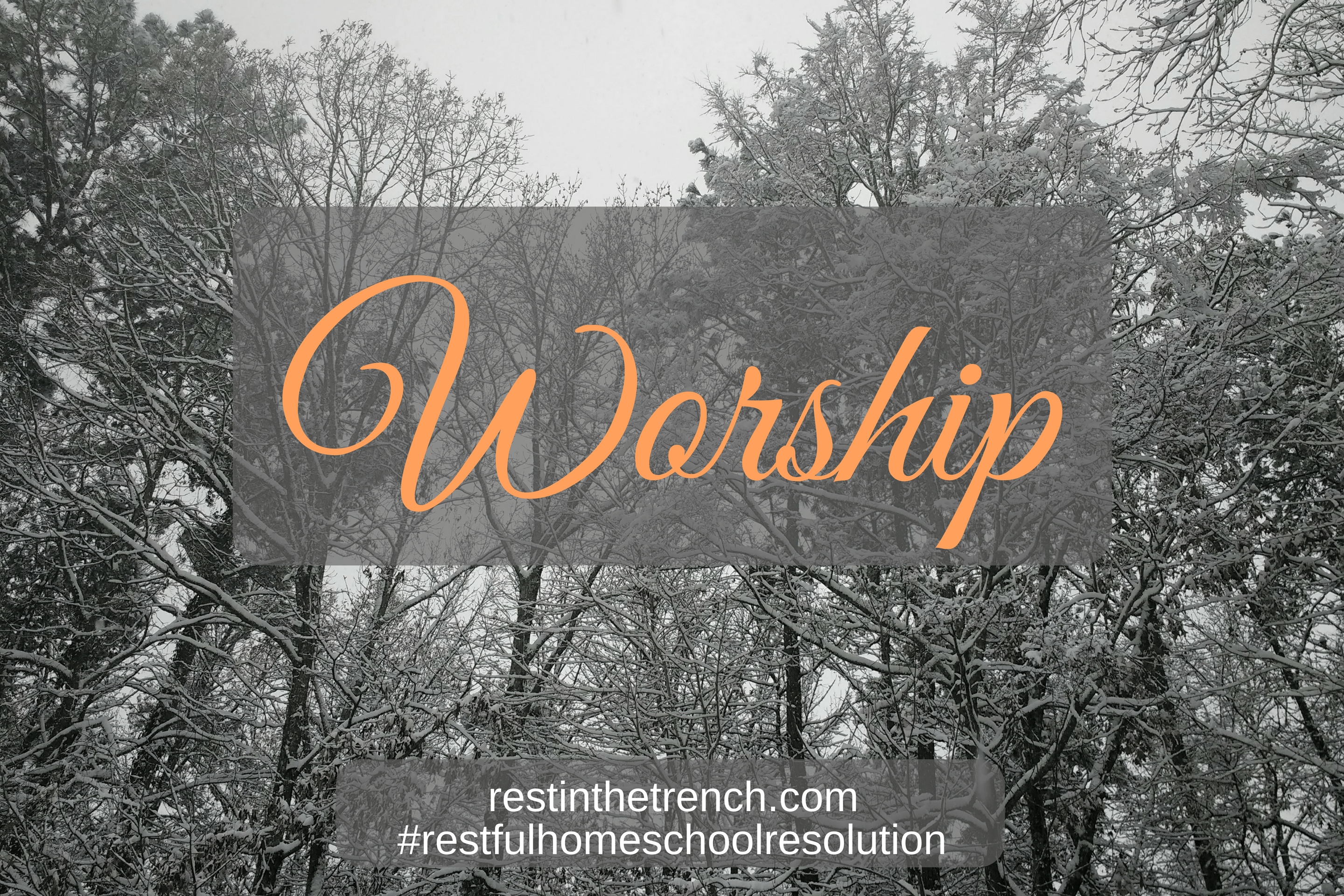 One step in your commitment to seek Jesus first for a restful homeschool.
