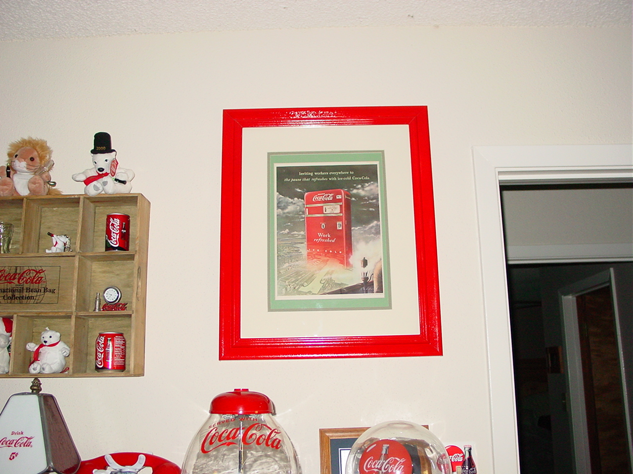 However, the sensor was still sensitive enough to detect the difference between human body temperature and the ambient temperature. Coke Room