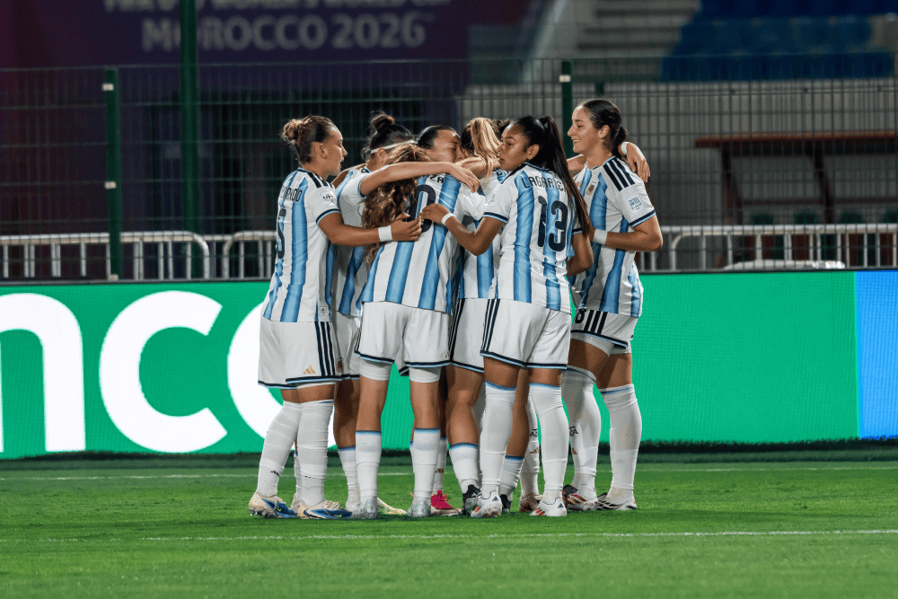 Imagen de la noticia "Mundial Sub 17 femenino: Argentina aplastó a Marruecos y clasificó a octavos de final" publicada por rionegro.com.ar