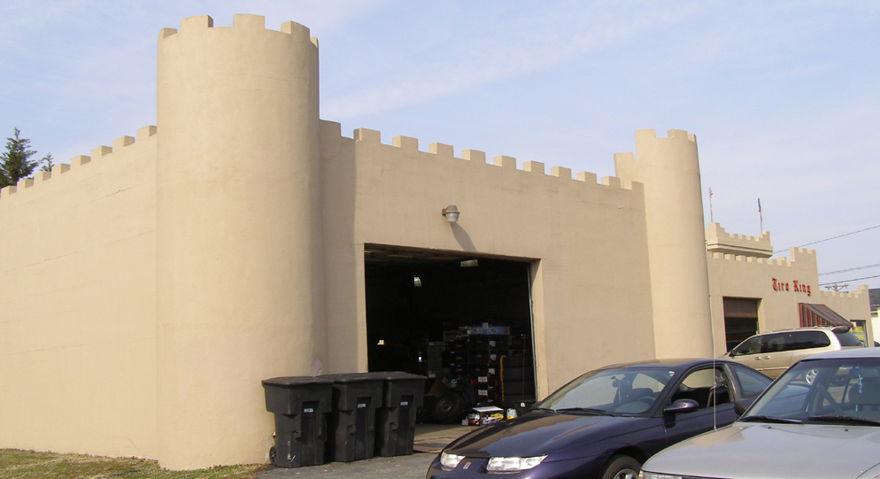 Swallows are attractive backyard birds for several reasons. Fake Castles | RoadsideArchitecture.com