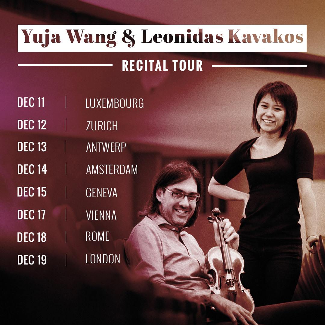 Yuja Wang & Leonidas Kavakos — Zurich, 20171212 Rolf's Music Blog