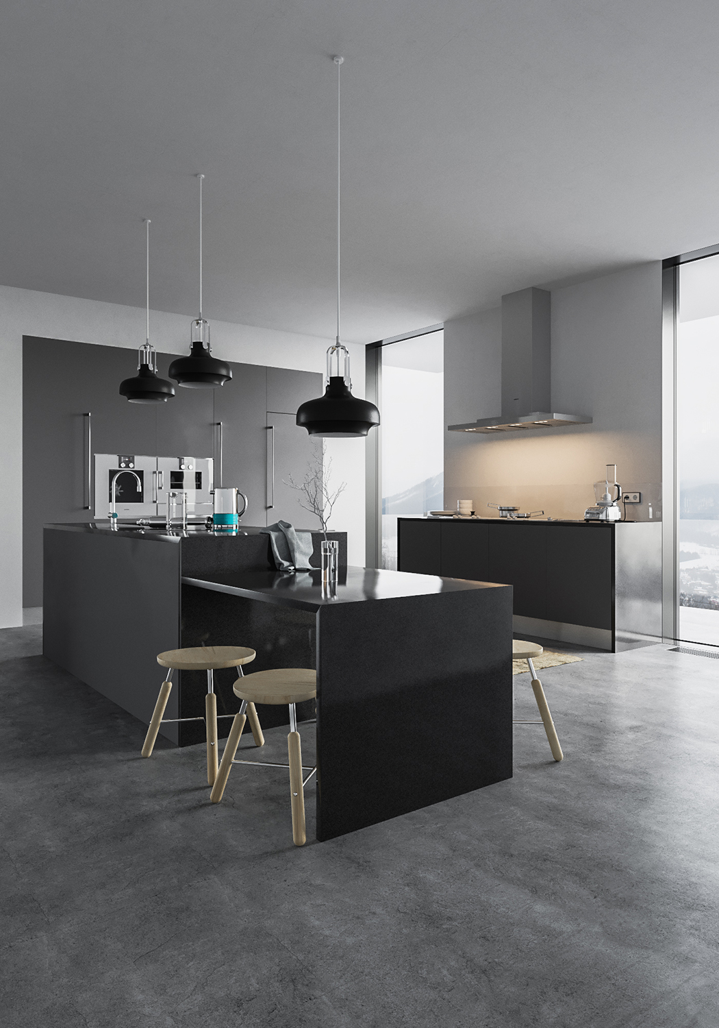Making Of A Kitchen With Corona Renderer 3d Architectural Visualization Rendering Blog