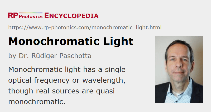 Acheter monochromatic encre world famous ink disponible avec livraison en un jour ouvré sur killer ink tattoo. Monochromatic Light Explained By Rp Photonics Encyclopedia Quasi Monochromatic Light Sources Bandwidth