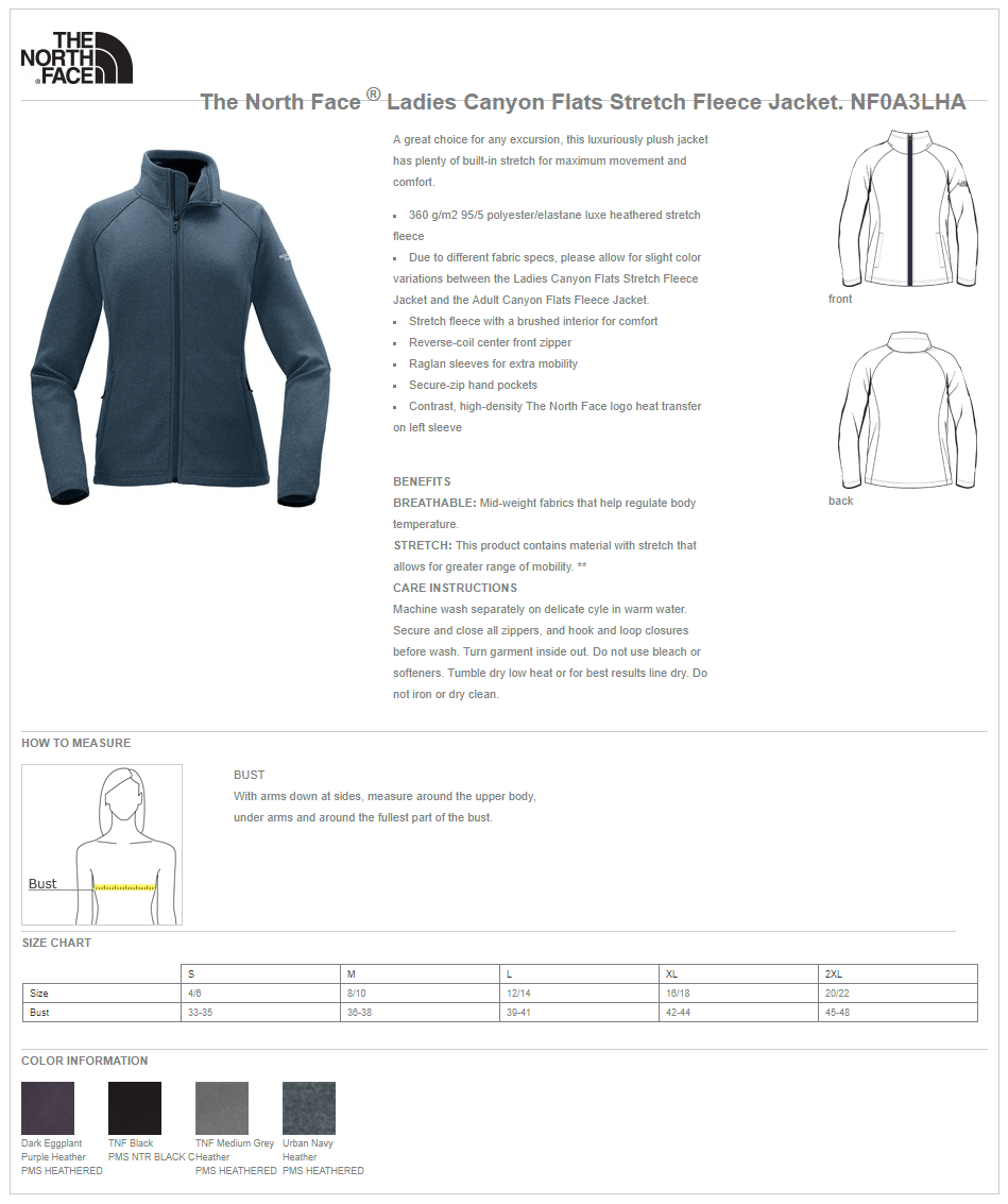 the north face canyon flats fleece jacket