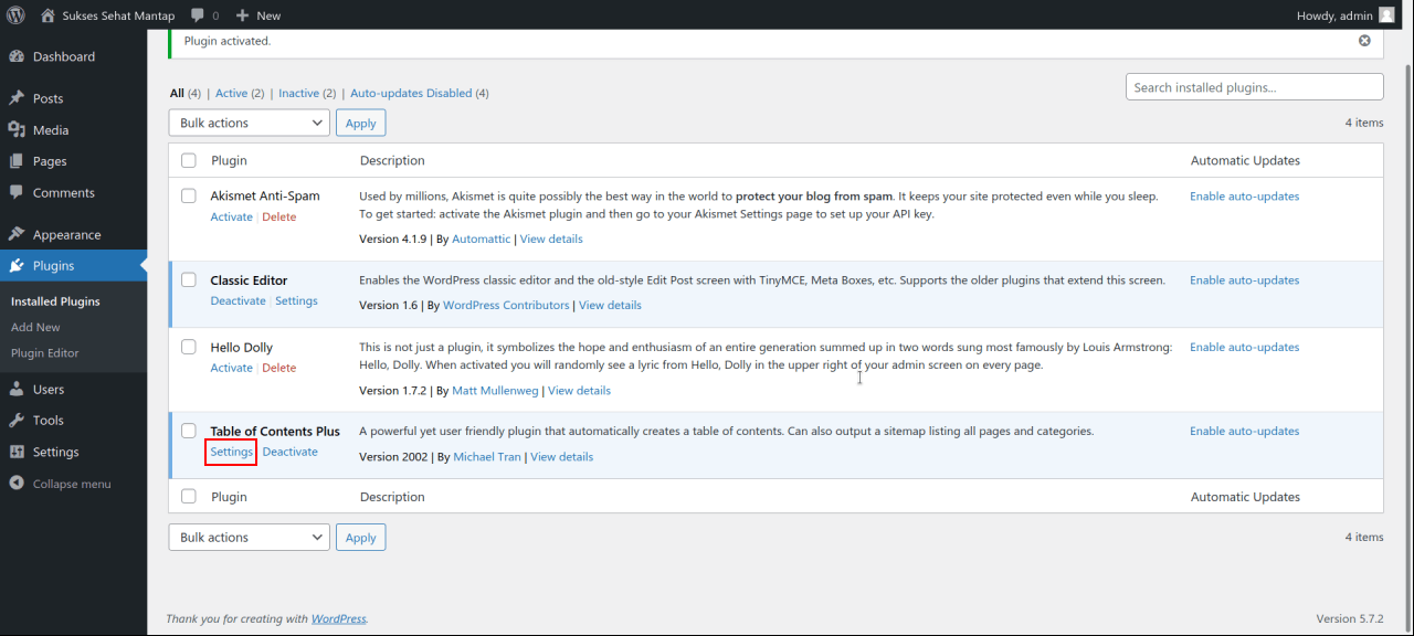 4 bagaimana cara menampilkan daftar isi di sidebar widget atau footer widget? Cara Membuat Daftar isi di WordPress - Rumahweb