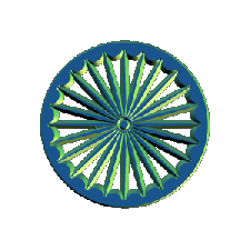 animated ashok chakra