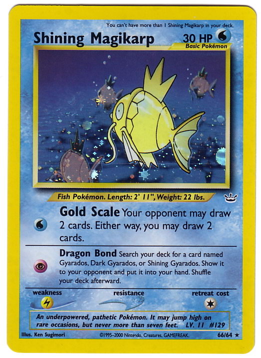 光 る shining) is a specific pokémon with different coloration to what is usual for its species. Shining Magikarp | Opinioni Pokemon