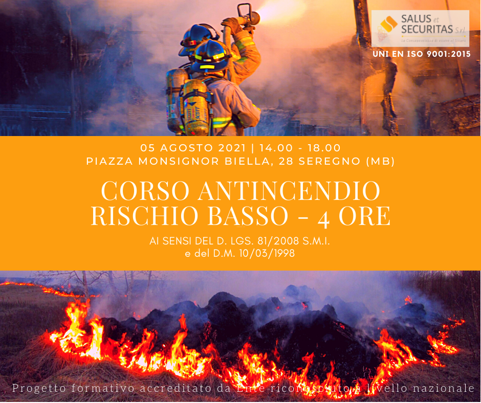 Corso Antincendio Rischio Basso 4 Ore | Salus Et Securitas S.r.l. 788_x_940_png