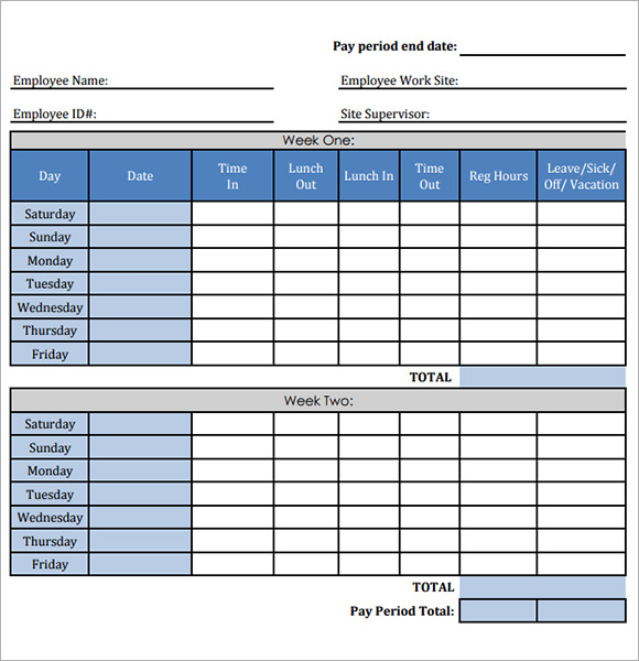 windows and android free downloads biweekly timesheet