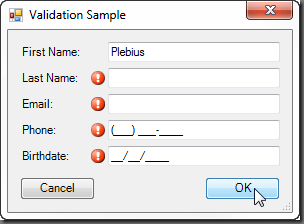 PrimalForms 2011: Validating the Form – Part 4 – SAPIEN Blog