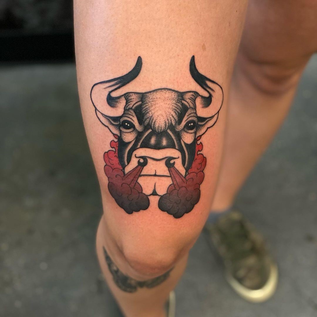 Top 32 Aggressive Bull Tattoo Design Ideas (2022 Updated) - Saved Tattoo 1080_x_1080_jpg