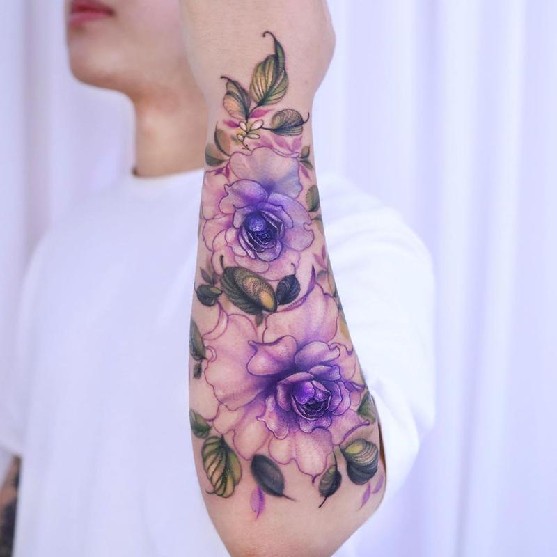 60+ Inspirational Rose Tattoo Design Ideas: Ultimate Guide (2022 Updated) - Saved Tattoo 800_x_800_jpg