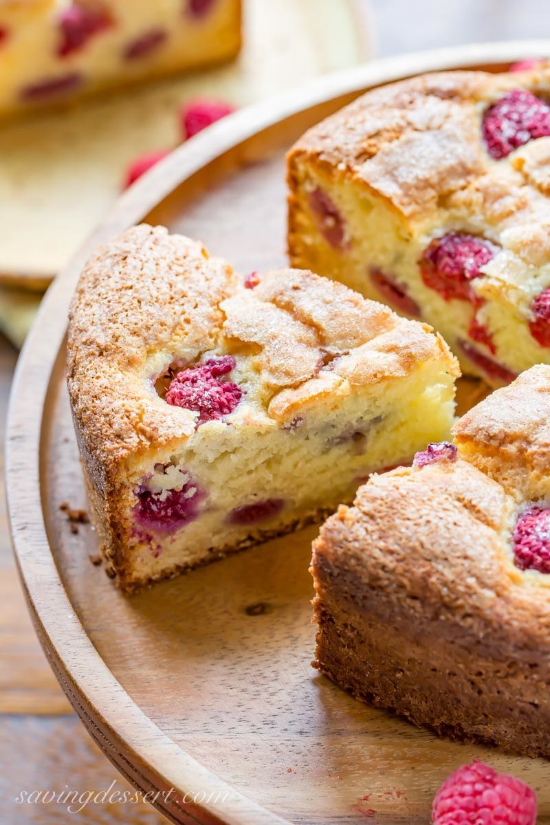 It also makes a great comfort food supper! Raspberry Ricotta Breakfast Cake - Saving Room for Dessert